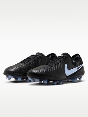 Brand New Nike Tiempo Legend 10 Elite FG soccer cleats in a Black/Ice